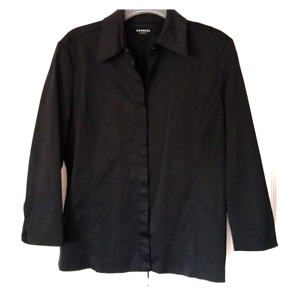 Express stretch black blazer size 13/14